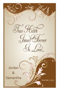 Wedding Program Cover Template 8G - Version 1